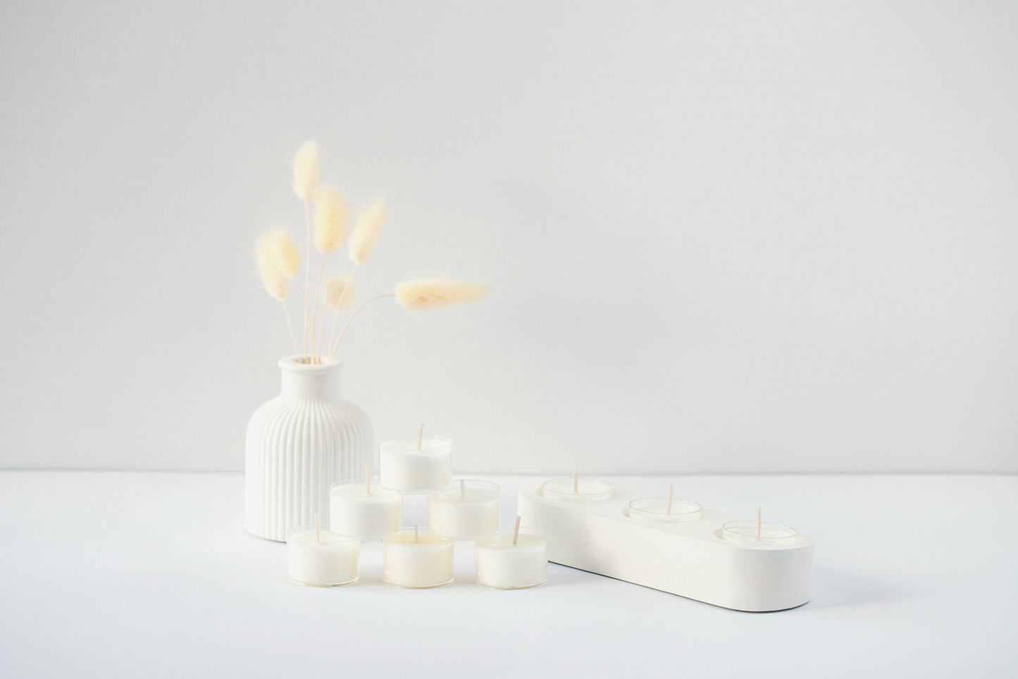 Candle Fragrances Sample Pack - Tea Candle Set of 8 - Scented Coconut Wax Tea Candles