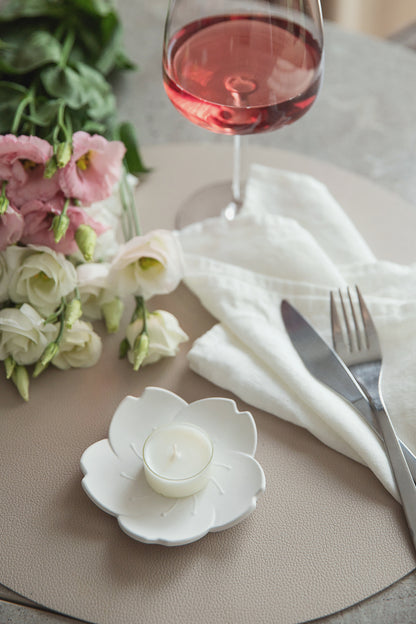 Kleine weiße Gipsablage – Minimalistische Ringablage & Halter für kleine Gegenstände