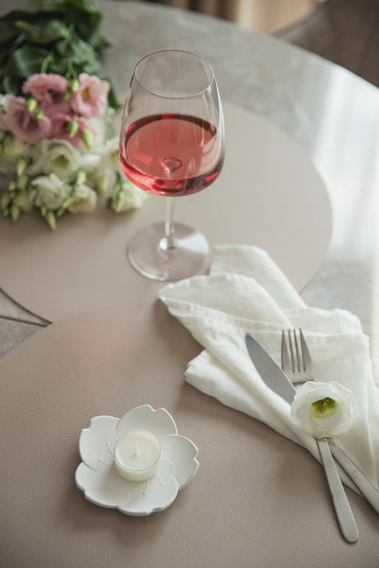 Kleine weiße Gipsablage – Minimalistische Ringablage & Halter für kleine Gegenstände