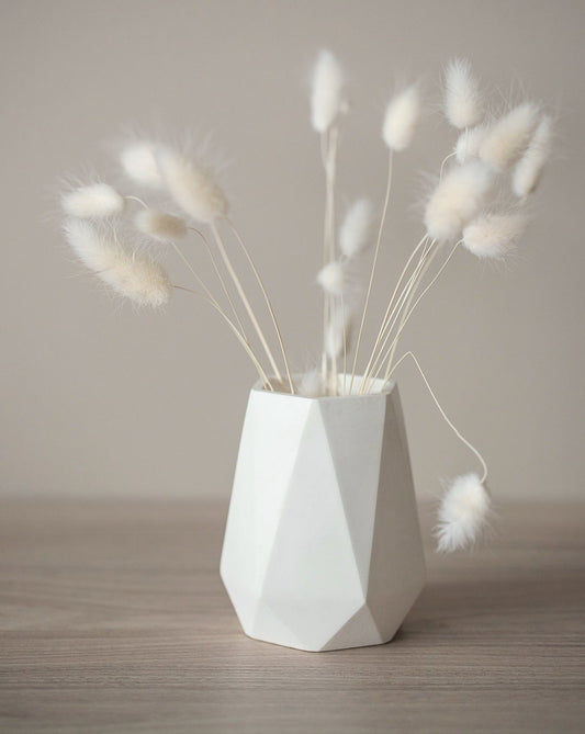 Diamantförmige Vase für Trockenblumen - Blumentopf Wohnkultur, Einweihungsgeschenk