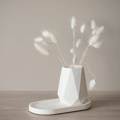 Diamantförmige Vase für Trockenblumen - Blumentopf Wohnkultur, Einweihungsgeschenk