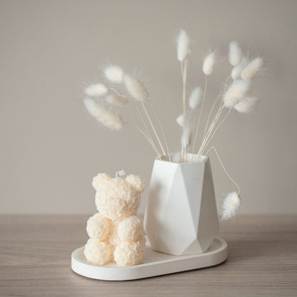 Diamantförmige Vase für Trockenblumen - Blumentopf Wohnkultur, Einweihungsgeschenk