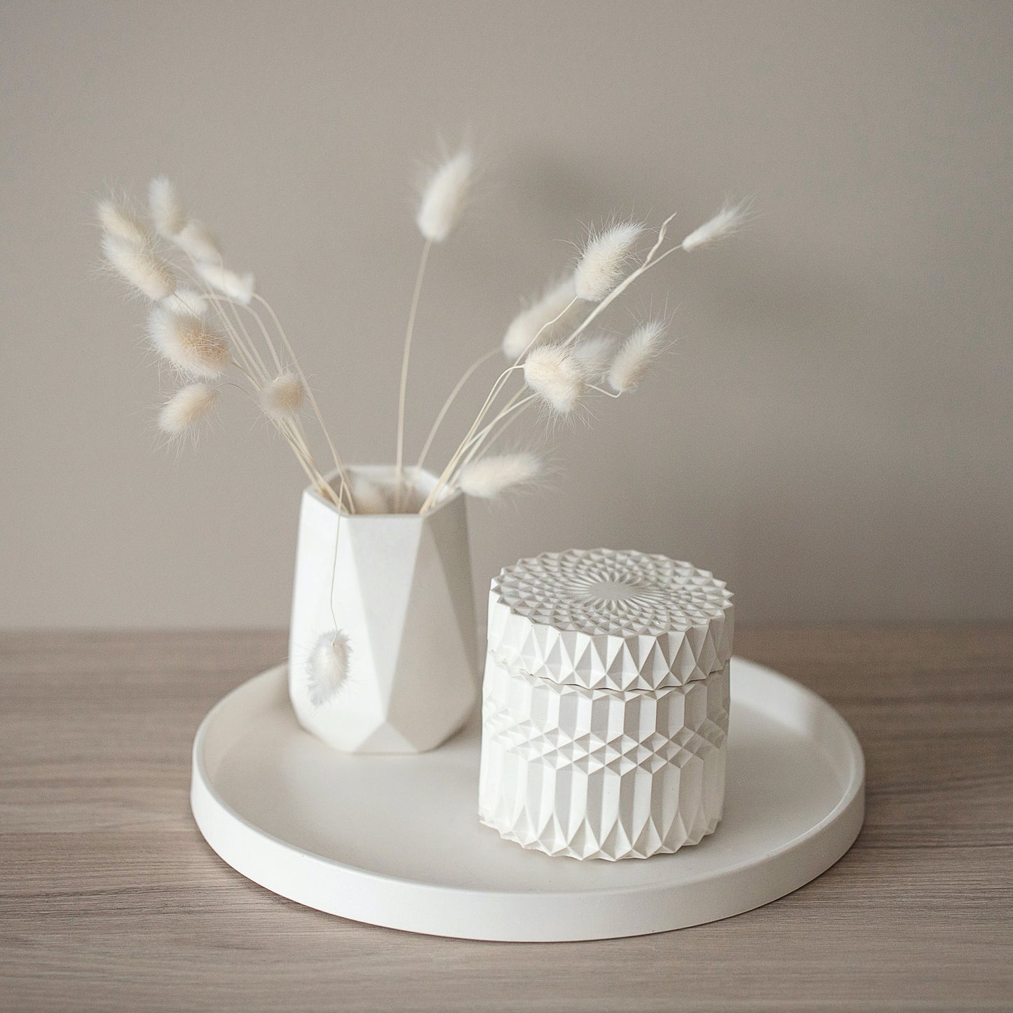 Diamantförmige Vase für Trockenblumen - Blumentopf Wohnkultur, Einweihungsgeschenk