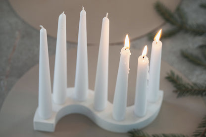 Minimalistischer Kerzenhalter – Eleganter Kerzenleuchter für Tischdekoration, moderner Akzent im Wohnzimmer