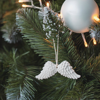 Engelsflügel Ornament Set mit 8 Stück – Elegante Weihnachtsbaumdekoration & durchdachte Geschenkidee