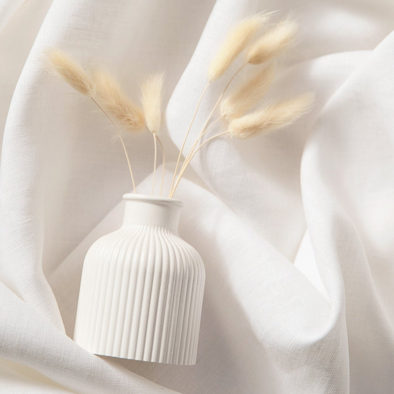 Moderner Gipsvase für Trockenblumen - Perfektes Einweihungsgeschenk