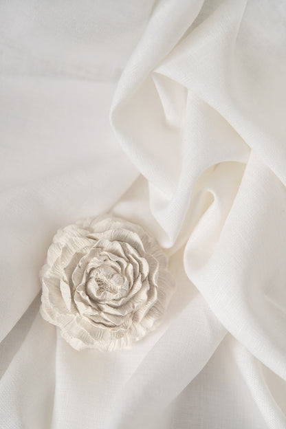 Gips-Pfingstrosenblüte, Wohnaccessoire Element