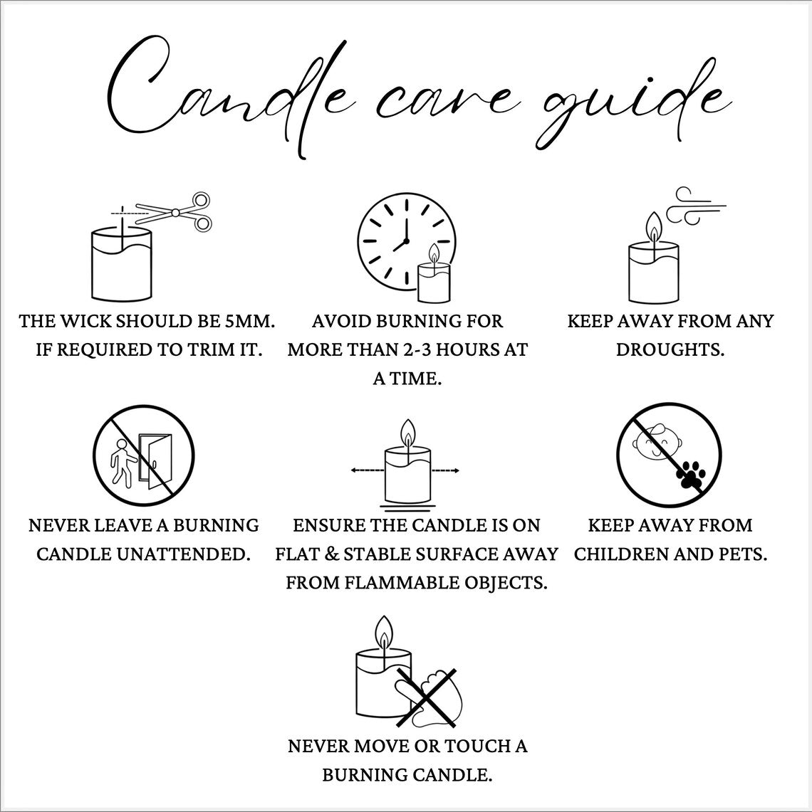 Duftkerzen- und Tablett-Set Handgemacht aus Kokoswachs, Aromaölen & Holzdocht