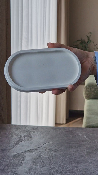 Gift Set of Scented Candle, Tray & Vase - Handmade, Coconut Wax, Fragrance Oils, Wood Wick